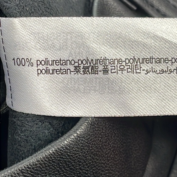 Zara Vegan Faux Leather High Rise Pants Skinny Legging Sz M - Picture 14 of 16